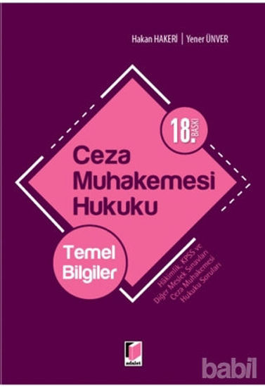 Picture of Ceza Muhakemesi Hukuku - Temel Bilgiler