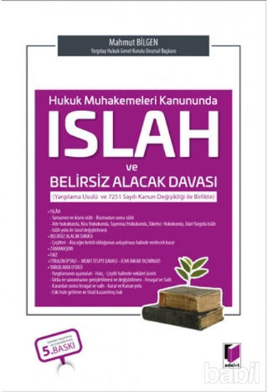 Picture of Hukuk Muhakemeleri Kanununda Islah ve Belirsiz Alacak Davası