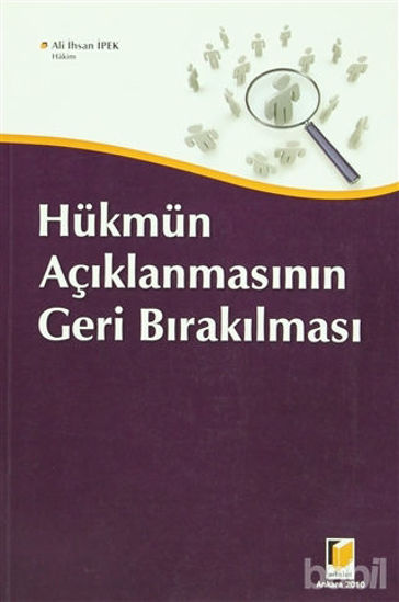 Picture of Hükmün Açıklanmasının Geri Bırakılması