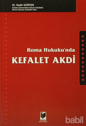 Picture of Roma Hukuku’nda Kefalet Akdi