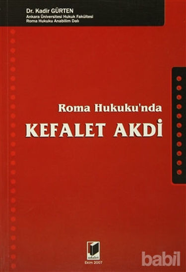 Picture of Roma Hukuku’nda Kefalet Akdi