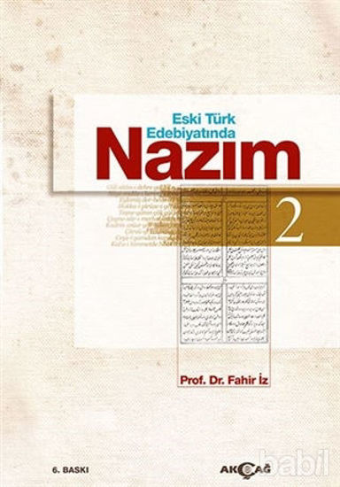 Picture of Eski Türk Edebiyatında Nazım Cilt: 2
