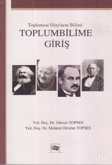 Picture of Toplumbilime Giriş