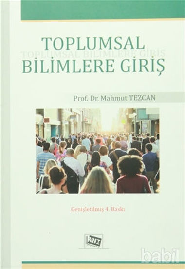 Picture of Toplumsal Bilimlere Giriş