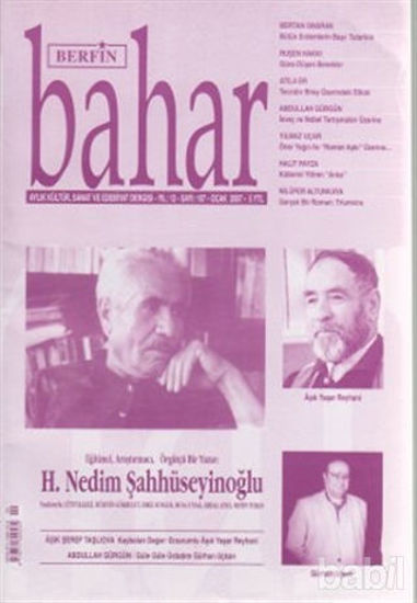 Picture of Berfin Bahar Aylık Kültür, Sanat ve Edebiyat Dergisi Sayı : 107