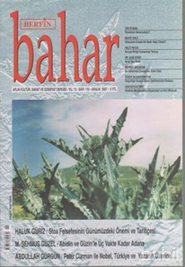 Picture of Berfin Bahar Aylık Kültür, Sanat ve Edebiyat Dergisi Sayı : 118