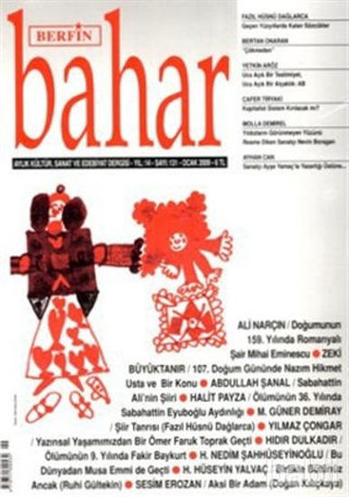 Picture of Berfin Bahar Aylık Kültür, Sanat ve Edebiyat Dergisi Sayı : 131