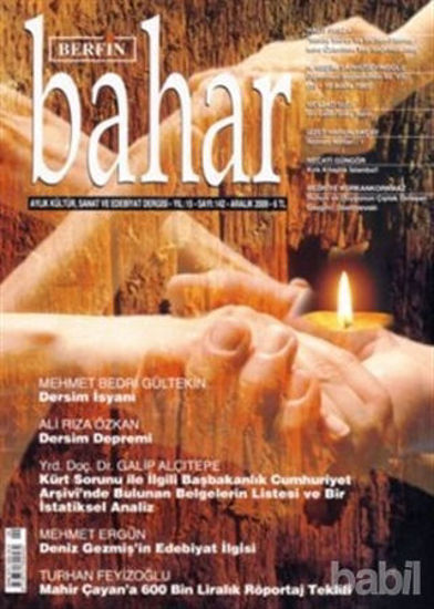 Picture of Berfin Bahar Aylık Kültür, Sanat ve Edebiyat Dergisi Sayı : 142