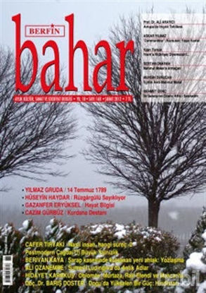 Picture of Berfin Bahar Aylık Kültür, Sanat ve Edebiyat Dergisi Sayı : 168