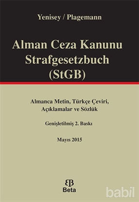 Picture of Alman Ceza Kanunu - Strafgesetzbuch (StGB)