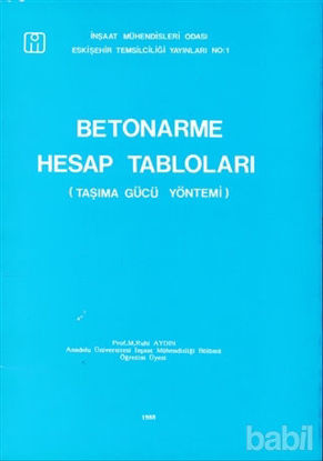 Picture of Betonarme Hesap Tabloları Taşıma Gücü Yöntemi