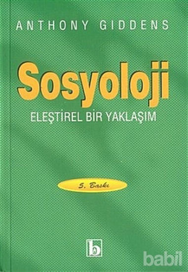 Picture of Sosyoloji Eleştirel Bir Yaklaşım