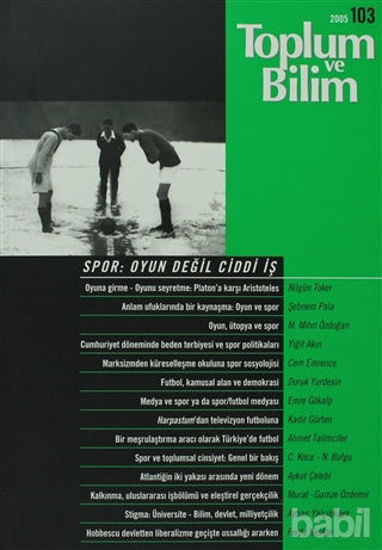 Picture of Toplum ve Bilim Sayı: 103 2005