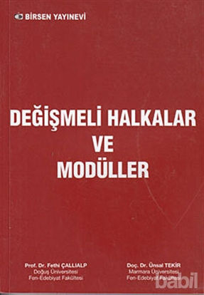 Picture of Değişmeli Halkalar ve Modüller