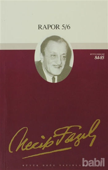 Picture of Rapor 5/6 : 71 - Necip Fazıl Bütün Eserleri