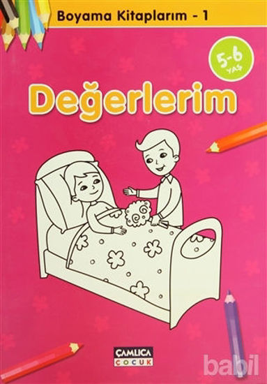 Picture of Değerlerim - Boyama Kitaplarım 1