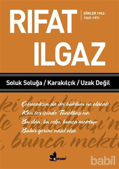 Picture of Soluk Soluğa Karakılçık Uzak Değil - Şiirler 1962-1969-1971