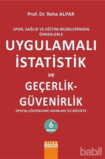 Picture of Uygulamalı İstatistik ve Geçerlik - Güvenirlik