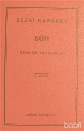 Picture of Günlük Yazılar 3 Sur