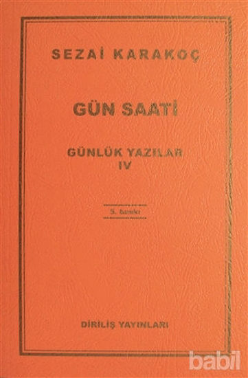 Picture of Günlük Yazılar 4: Gün Saati