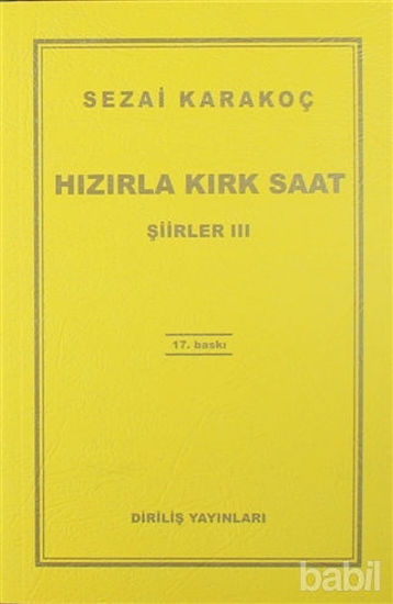 Picture of Hızırla Kırk Saat Şiirler 3