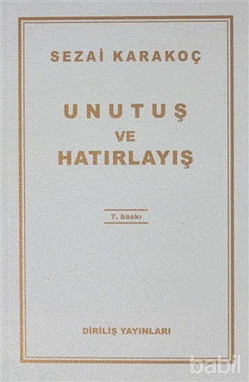 Picture of Unutuş ve Hatırlayış