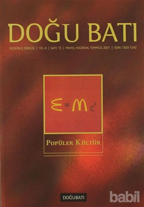 Picture of Doğu Batı Düşünce Dergisi Sayı: 15 Popüler Kültür