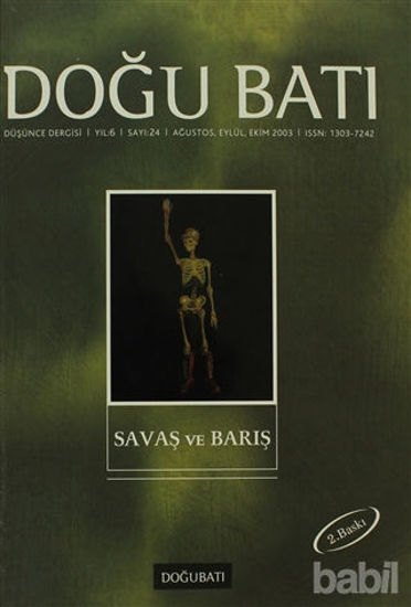 Picture of Doğu Batı Düşünce Dergisi Sayı: 24 Savaş ve Barış