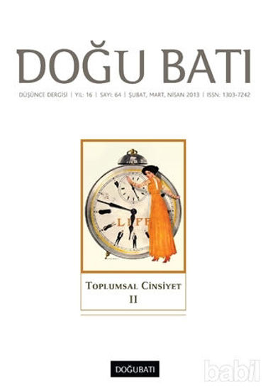 Picture of Doğu Batı Düşünce Dergisi Sayı: 64 Toplumsal Cinsiyet 2