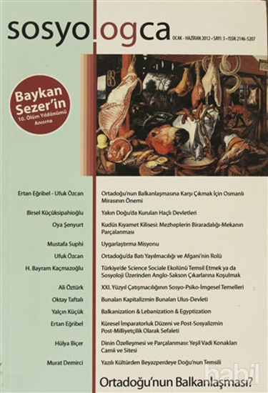 Picture of Sosyologca Dergisi Sayı: 3