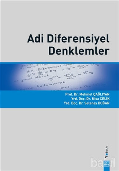 Picture of Adi Diferensiyel Denklemler