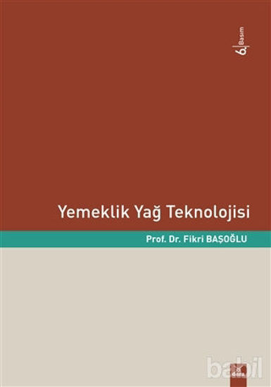 Picture of Yemeklik Yağ Teknolojisi