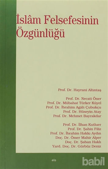 Picture of İslam Felsefesinin Özgünlüğü