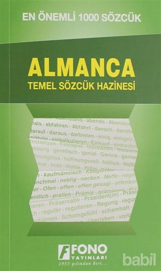 Picture of Almanca Temel Sözcük Hazinesi En Önemli 1000 Sözcük
