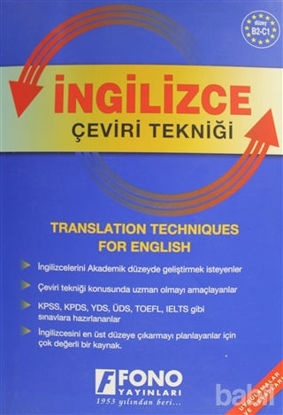 Picture of İngilizce Çeviri Tekniği