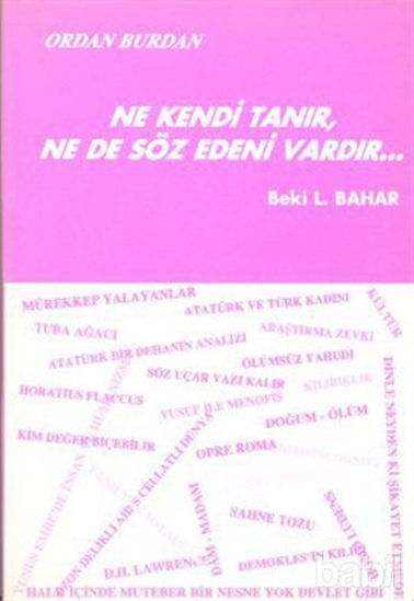 Picture of Ne Kendi Tanır Ne de Söz Edeni Vardır