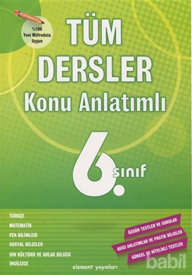 Picture of 6. Sınıf Tüm Dersler Konu Anlatımlı