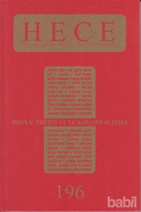 Picture of Hece Aylık Edebiyat Dergisi Sayı: 196