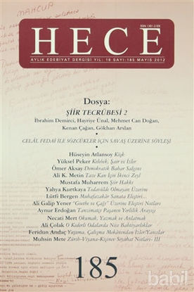 Picture of Hece Aylık Edebiyat Dergisi Sayı: 185 Mayıs 2012