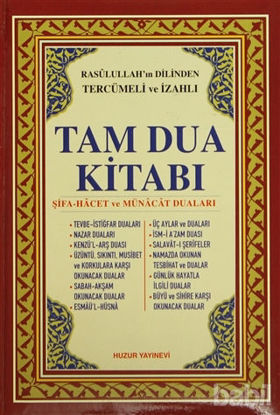 Picture of Rasulullah’ın Dilinden Tercümeli ve İzahlı Tam Dua Kitabı (Şamua)