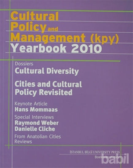 Picture of Cultural Policy and Management (KPY) Yearbook 2010