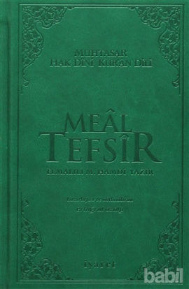 Picture of Meal Tefsir - Muhtasar Hak Dini Kur’an Dili (Yeşil Renk)