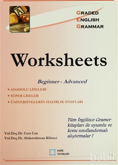 Picture of Worksheets Beginner - Advanced