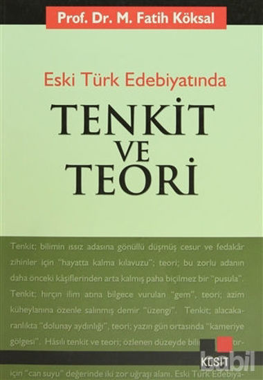 Picture of Eski Türk Edebiyatında Tenkit ve Teori