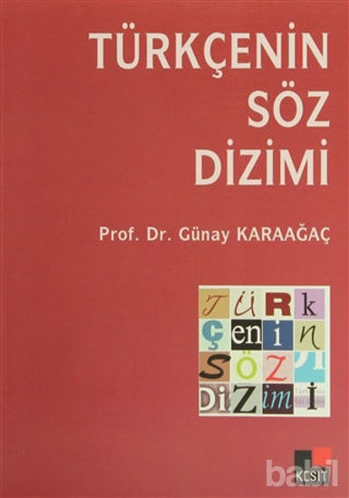 Picture of Türkçenin Söz Dizimi