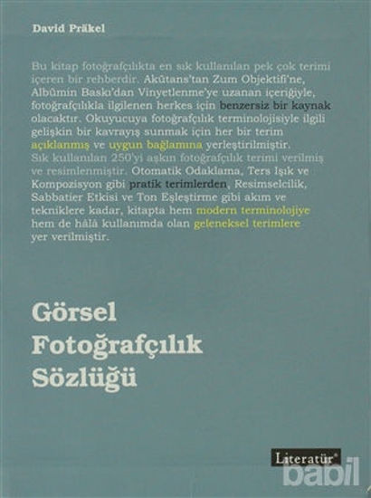 Picture of Görsel Fotoğrafçılık Sözlüğü