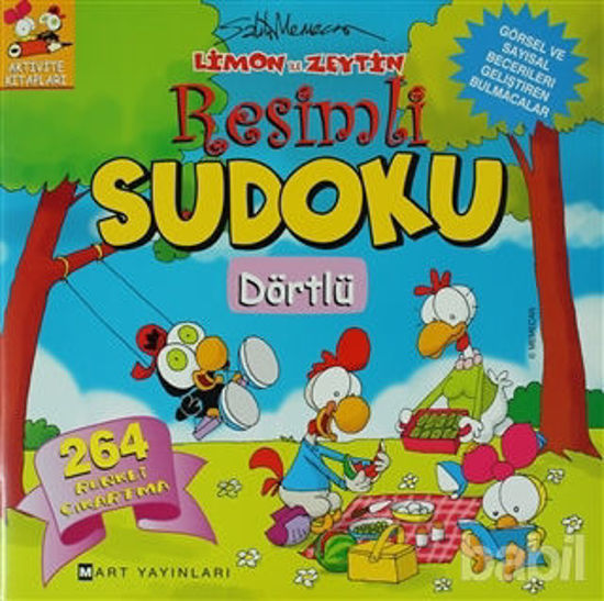 Picture of Limon ile Zeytin Resimli Sudoku Dörtlü