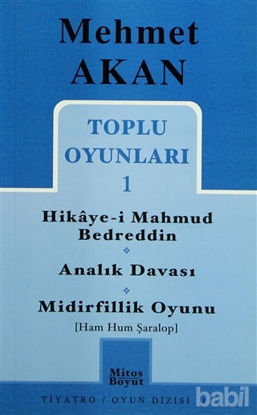 Picture of Toplu Oyunları 1 Hikaye-i Mahmud Bedreddin Analık Davası Midirfillik Oyunu (Ham Hum Şaralop)