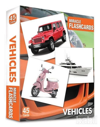 Picture of Miracle Flashcards - Vehicles Box 45 Cards