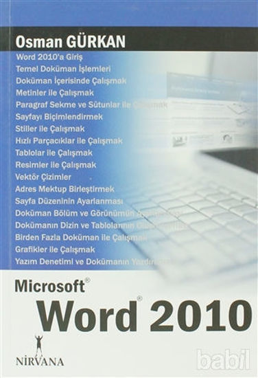 Picture of Microsoft Word 2010